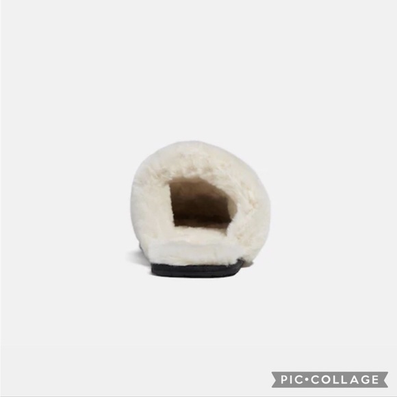 Coach Ziva slipper size 8 black/coal Newπ₯ - Picture 5 of 8